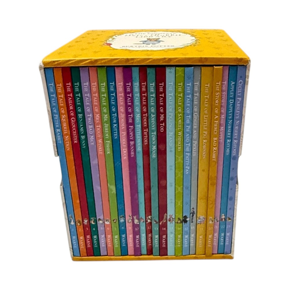 Beatrix Potter Complete Peter Rabbit Library HC 23 Book 2002 Classic Big Set